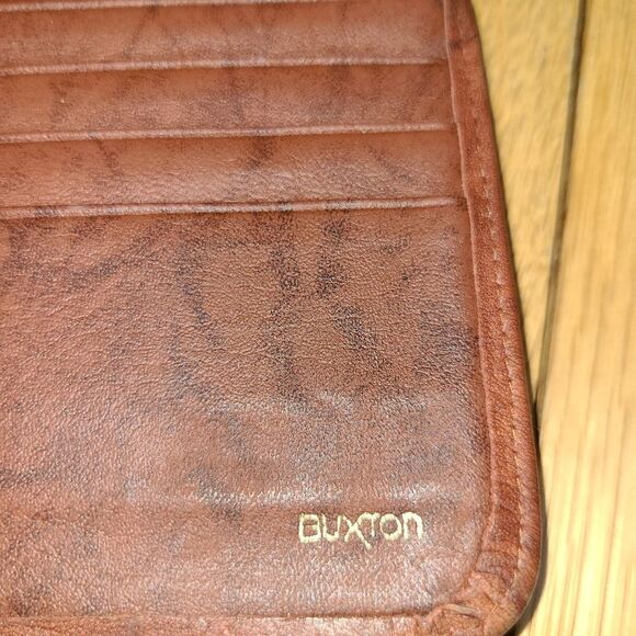 Buxton Brown Leather Wallet, Top Grain Cowhide - Picture 4 of 8